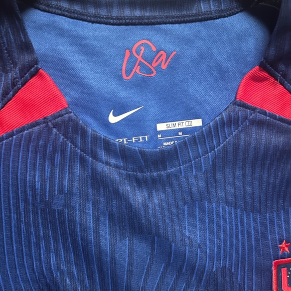 New with Tags; Nike Dri-Fit Women's Slim Fit Team USA  Jersey - Picture 3 of 4
